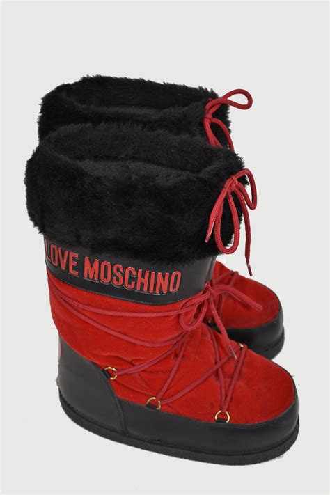 saks moschino boots.